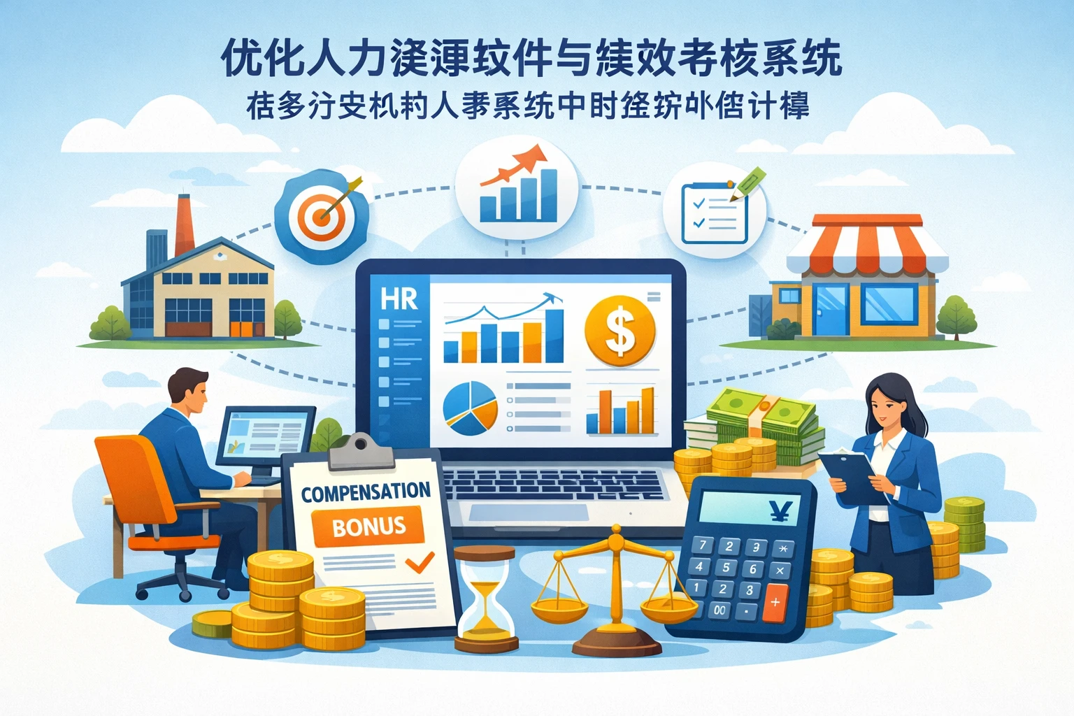 优化人力资源软件与绩效考核系统在多分支机构人事系统中的经济补偿计算