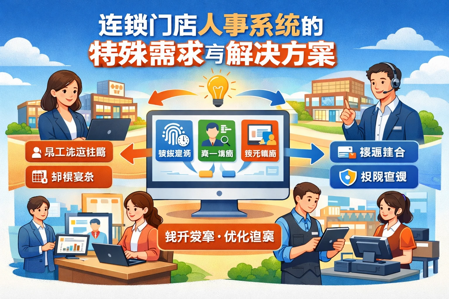 连锁门店人事系统的特殊需求与解决方案