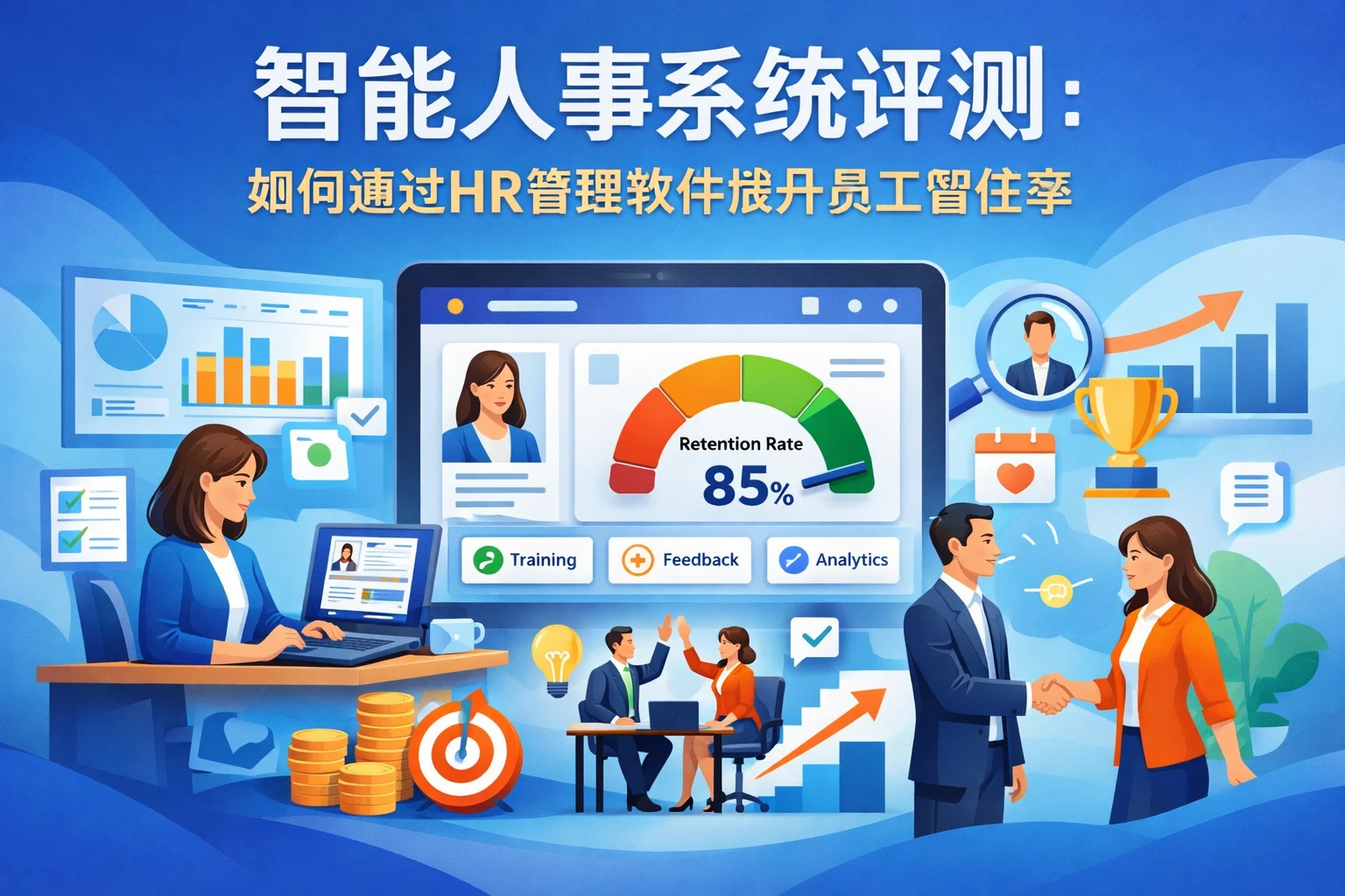 智能人事系统评测：如何通过HR管理软件提升员工留任率