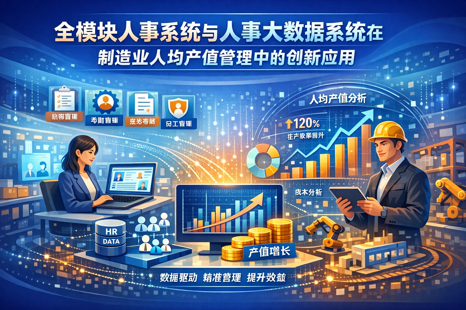 全模块人事系统与人事大数据系统在制造业人均产值管理中的创新应用