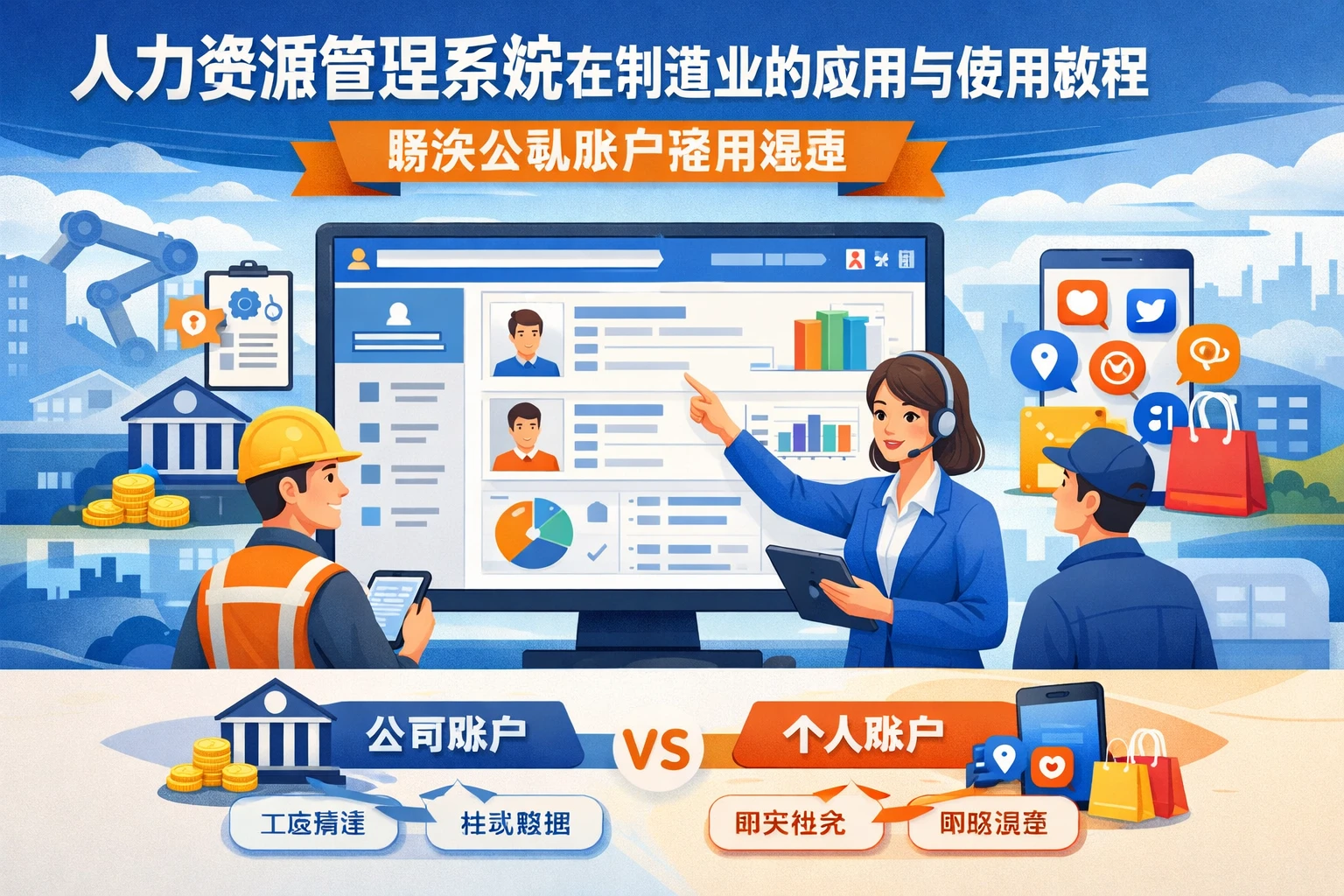 人力资源管理系统在制造业的应用与使用教程：解决公私账户混用难题