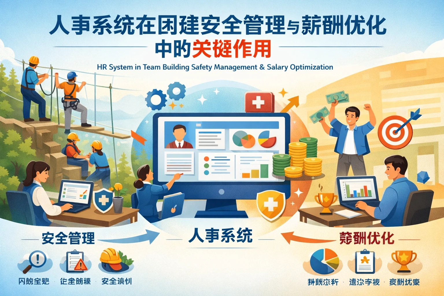 人事系统在团建安全管理与薪酬优化中的关键作用