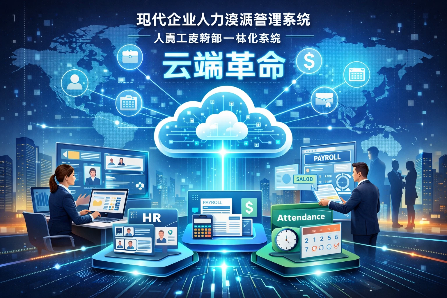 现代企业人力资源管理系统与人事工资考勤一体化系统的云端革命