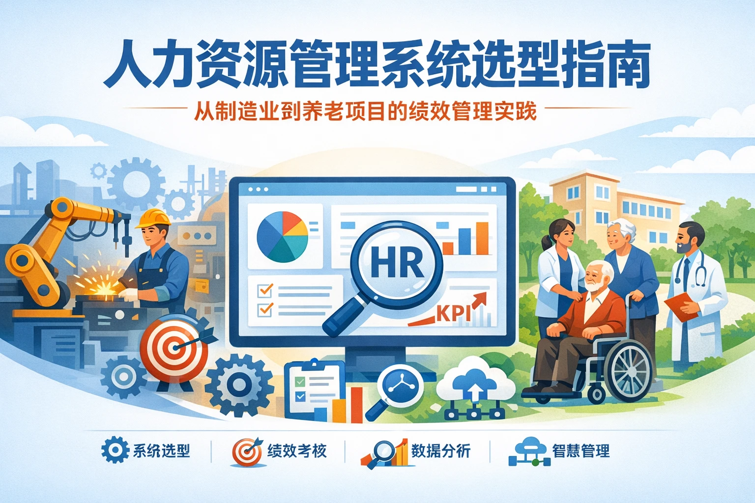 人力资源管理系统选型指南：从制造业到养老项目的绩效管理实践