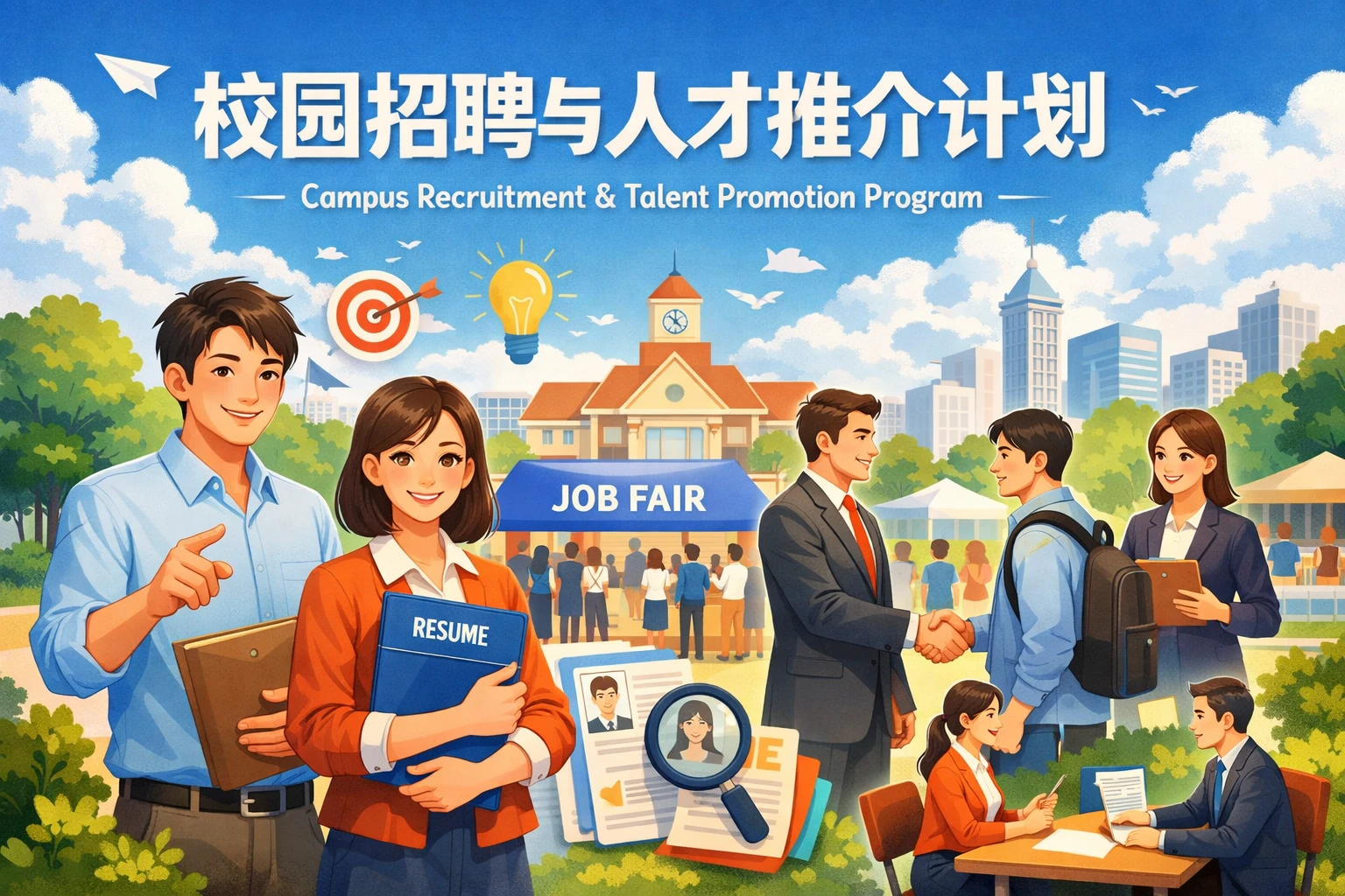 校园招聘与人才推介计划