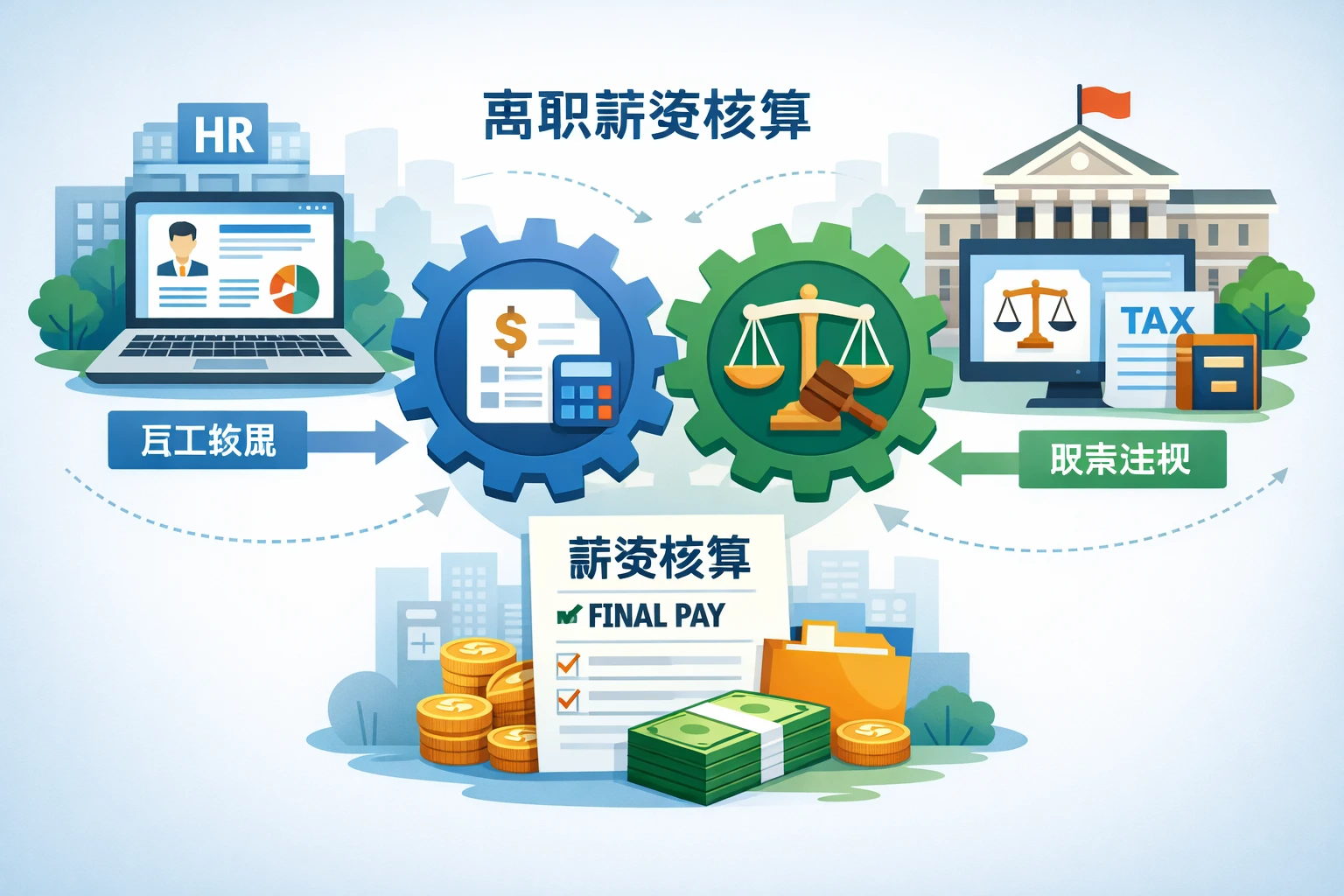 HR系统与政府人事管理系统在离职薪资核算中的关键作用