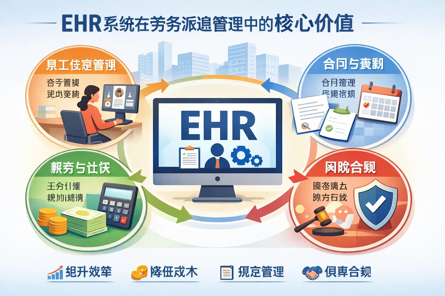 ehr系统在劳务派遣管理中的核心价值
