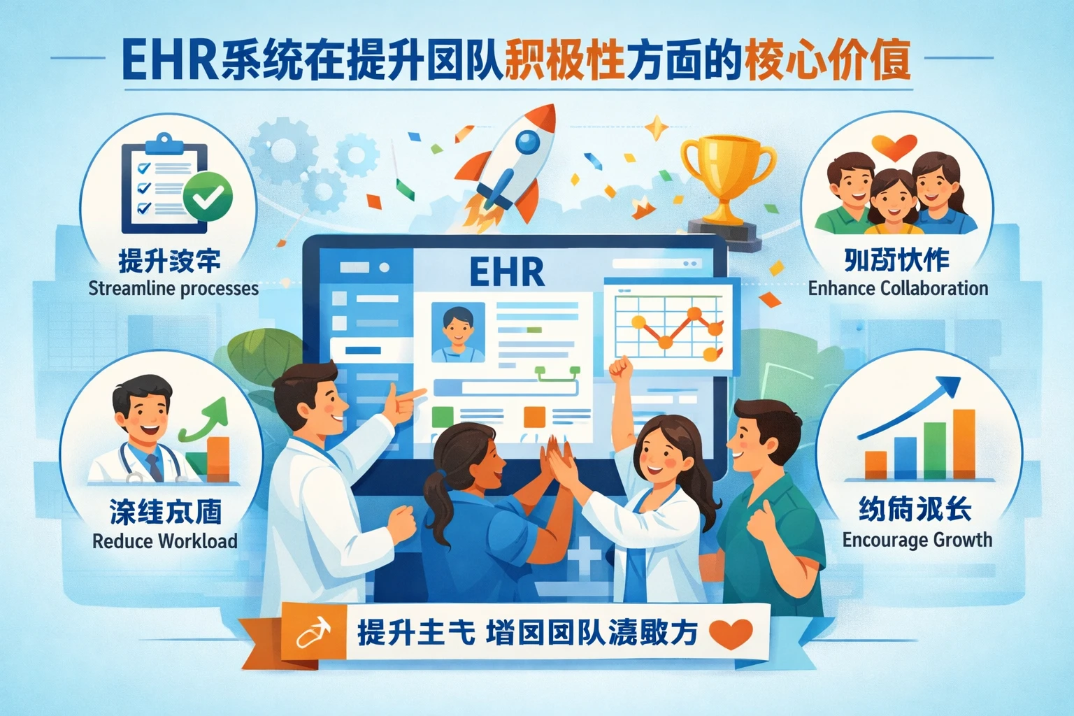 EHR系统在提升团队积极性方面的核心价值