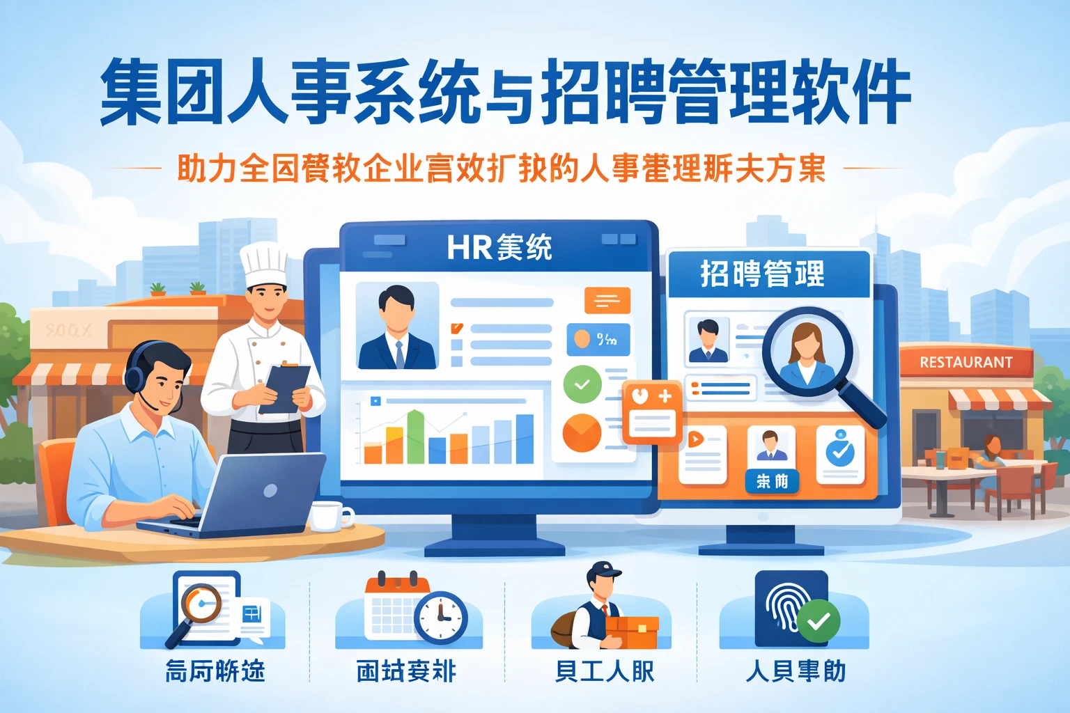 集团人事系统与招聘管理软件：助力全国餐饮企业高效扩张的人事管理解决方案