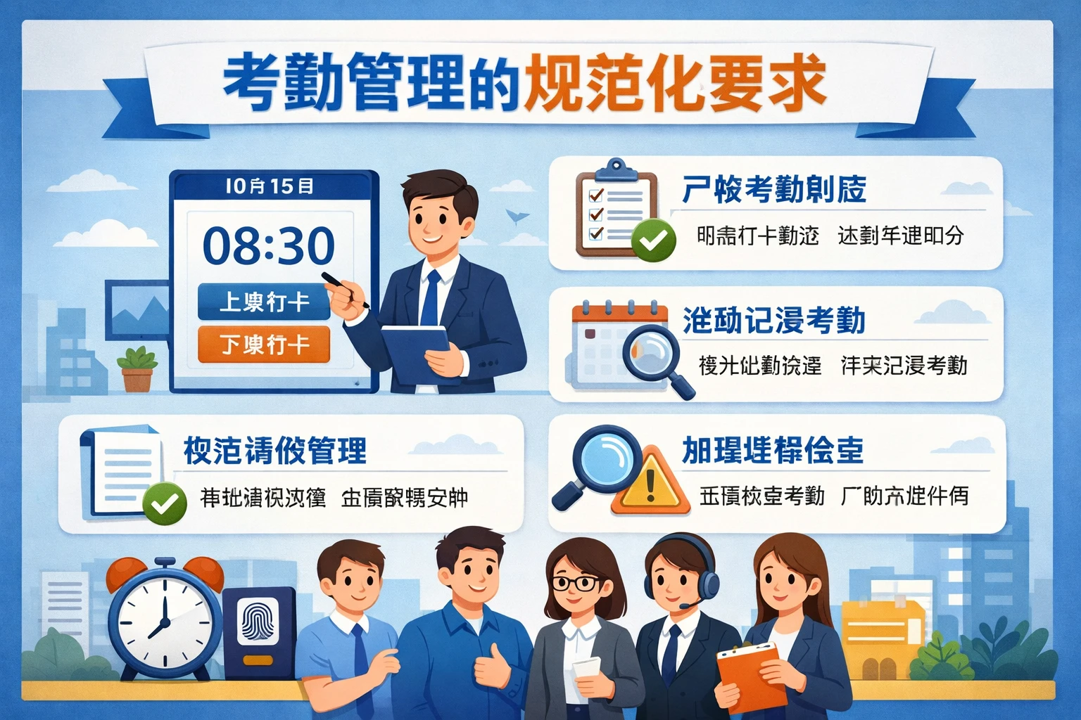 考勤管理的规范化要求