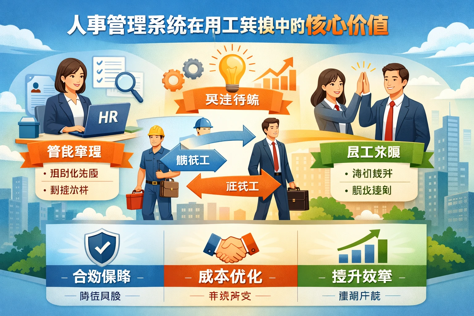 人事管理系统在用工转换中的核心价值