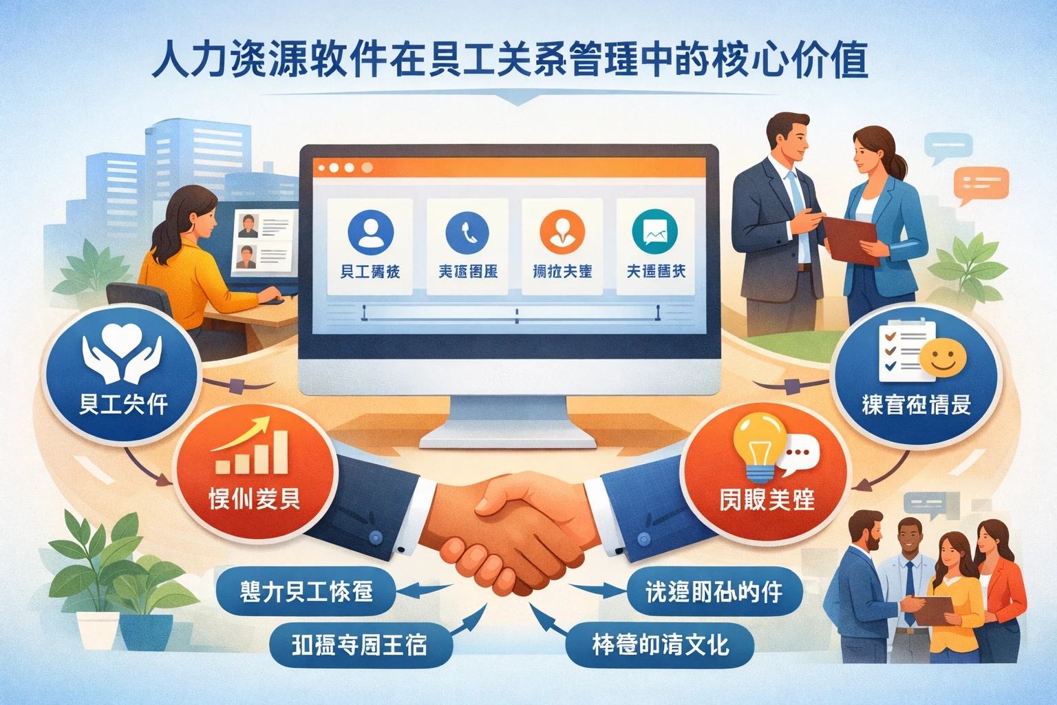 人力资源软件在员工关系管理中的核心价值