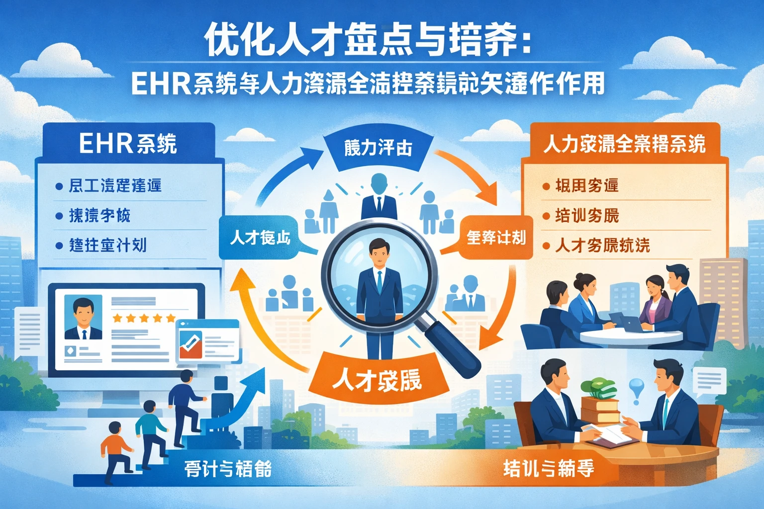 优化人才盘点与培养：EHR系统与人力资源全流程系统的关键作用