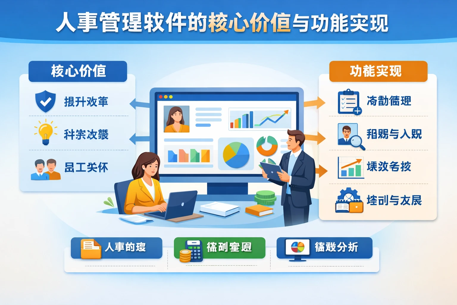 人事管理软件的核心价值与功能实现