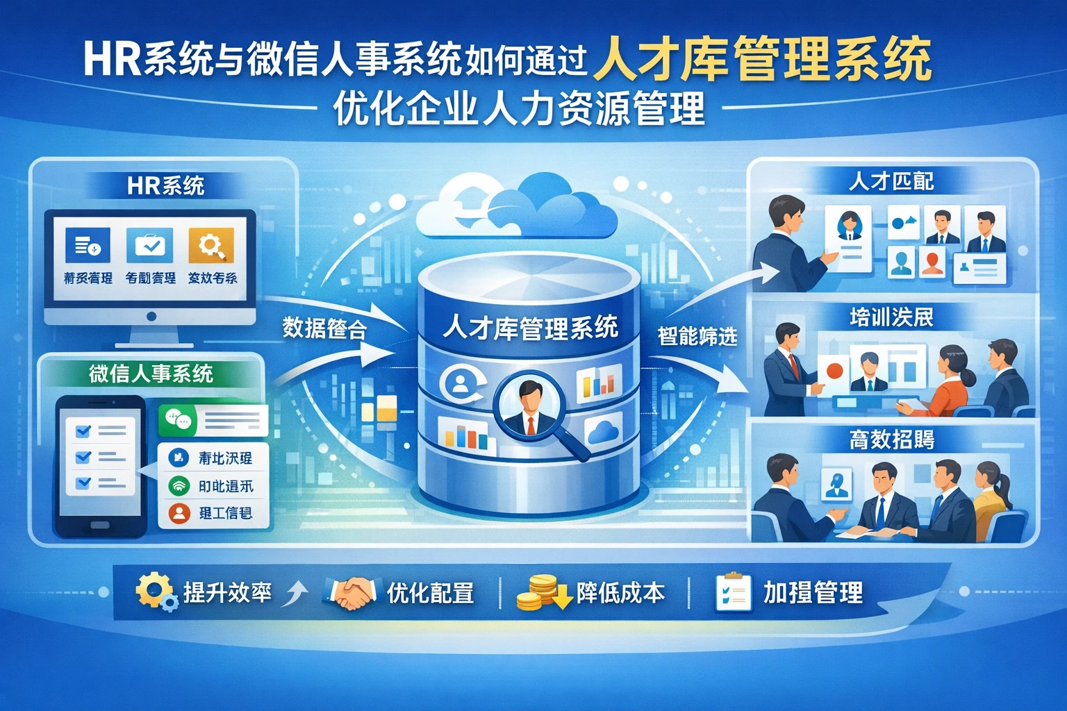 HR系统与微信人事系统如何通过人才库管理系统优化企业人力资源管理