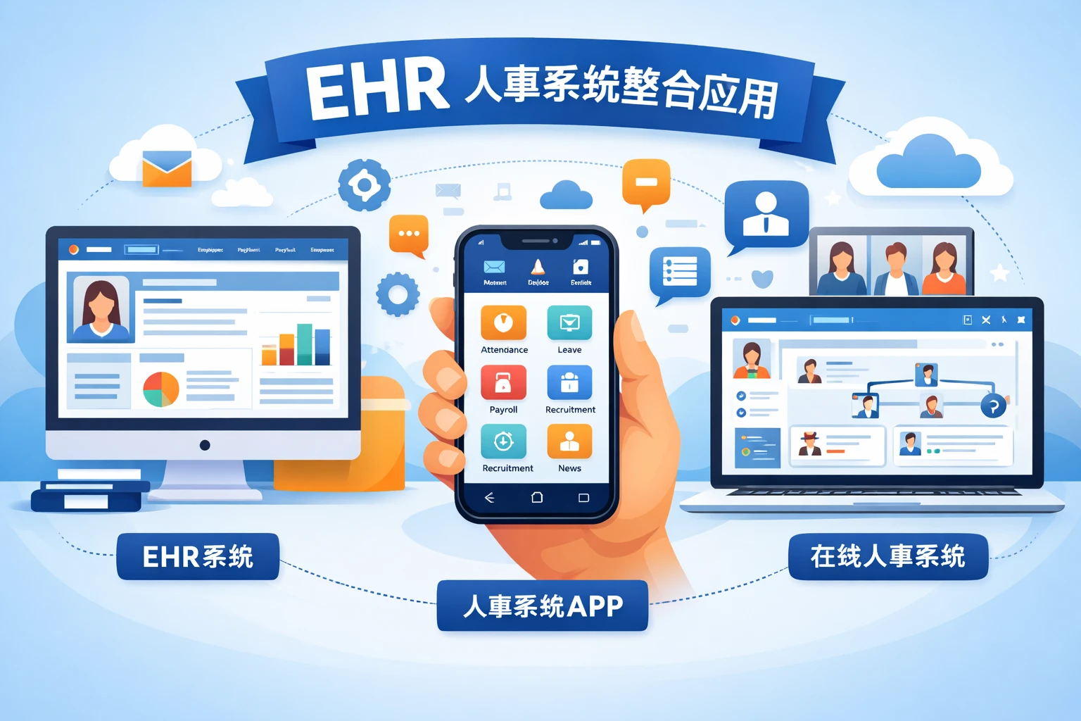 现代企业人事系统：EHR系统、人事系统APP与在线人事系统的整合应用