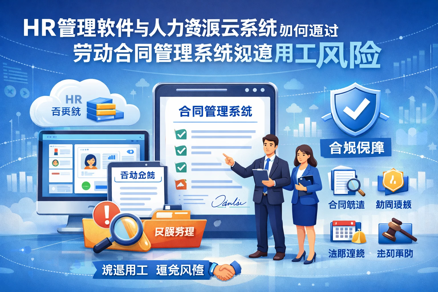 HR管理软件与人力资源云系统如何通过劳动合同管理系统规避用工风险