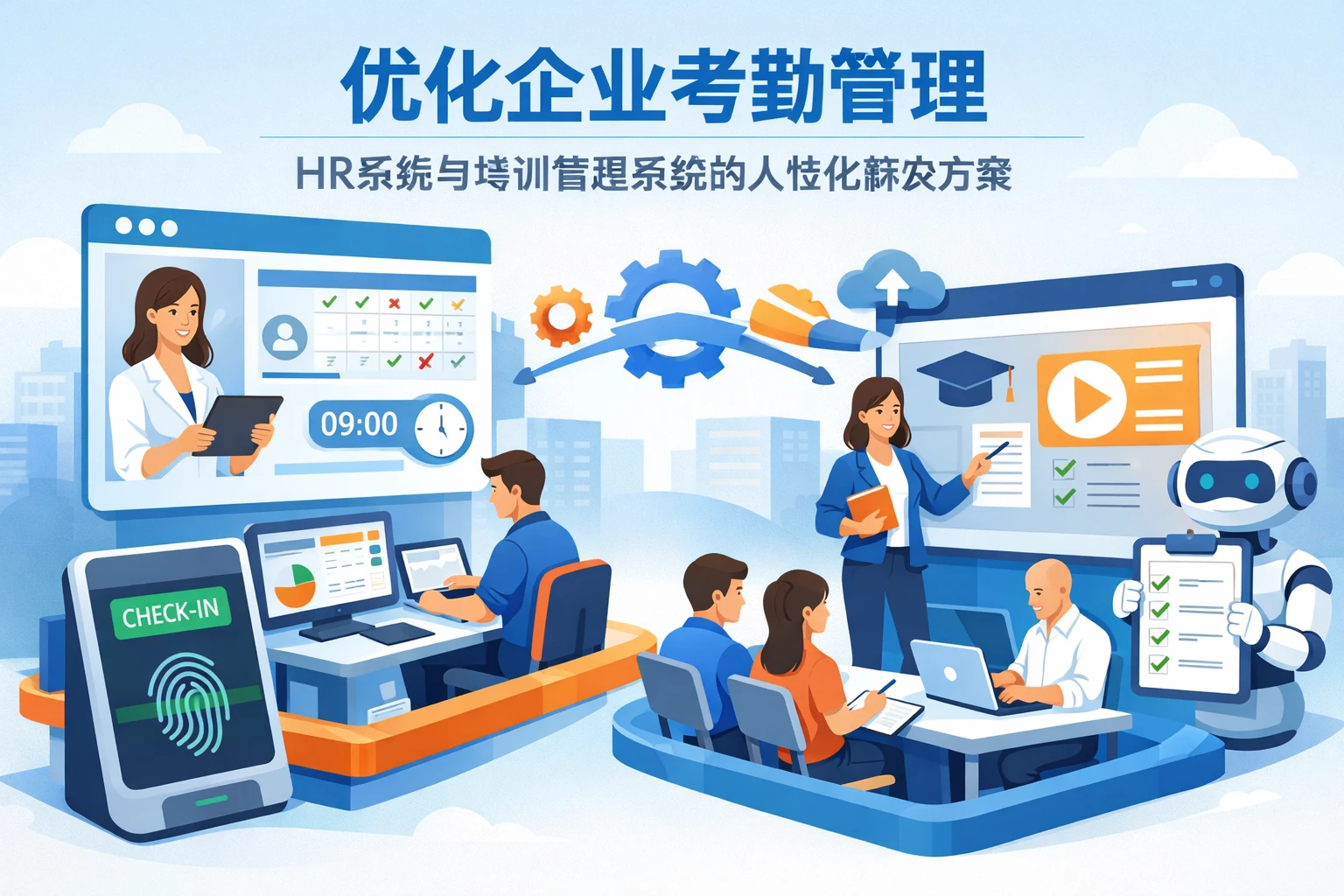 优化企业考勤管理：HR系统与培训管理系统的人性化解决方案