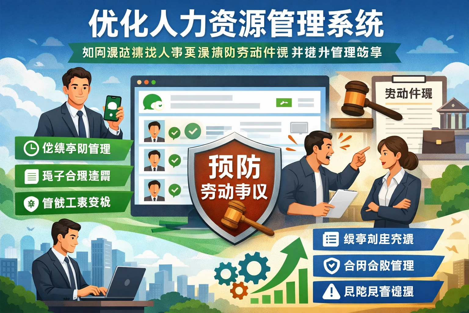 优化人力资源管理系统：如何通过微信人事系统预防劳动仲裁并提升管理效率
