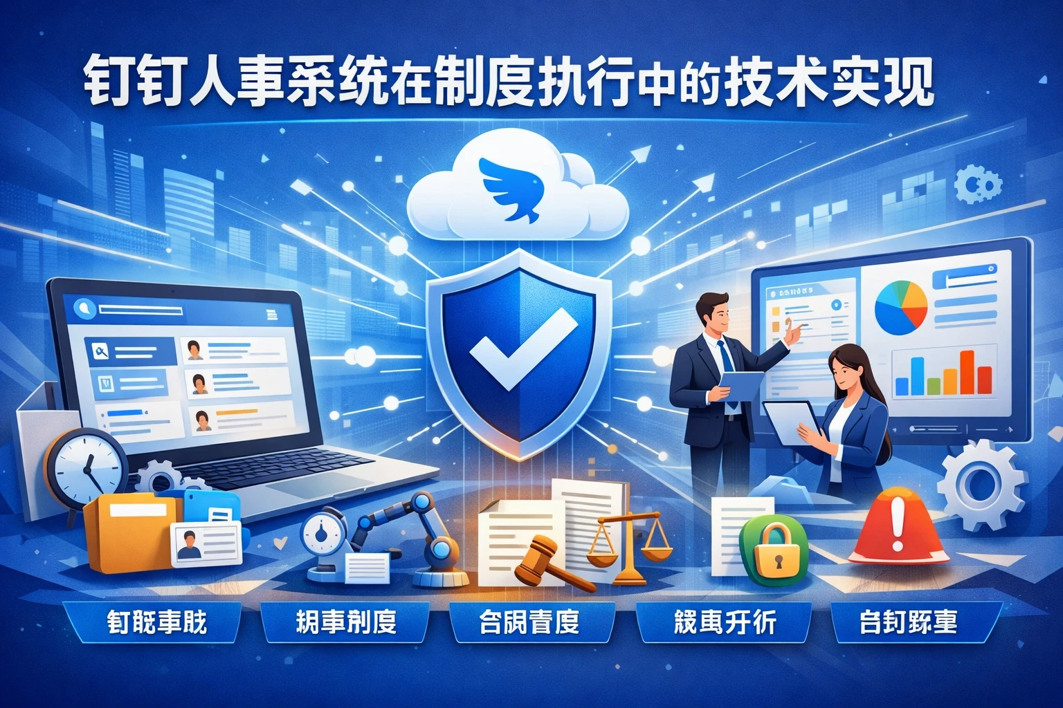 钉钉人事系统在制度执行中的技术实现