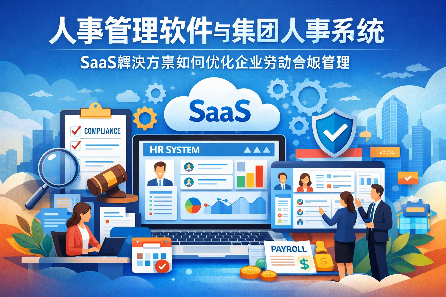 人事管理软件与集团人事系统：SaaS解决方案如何优化企业劳动合规管理
