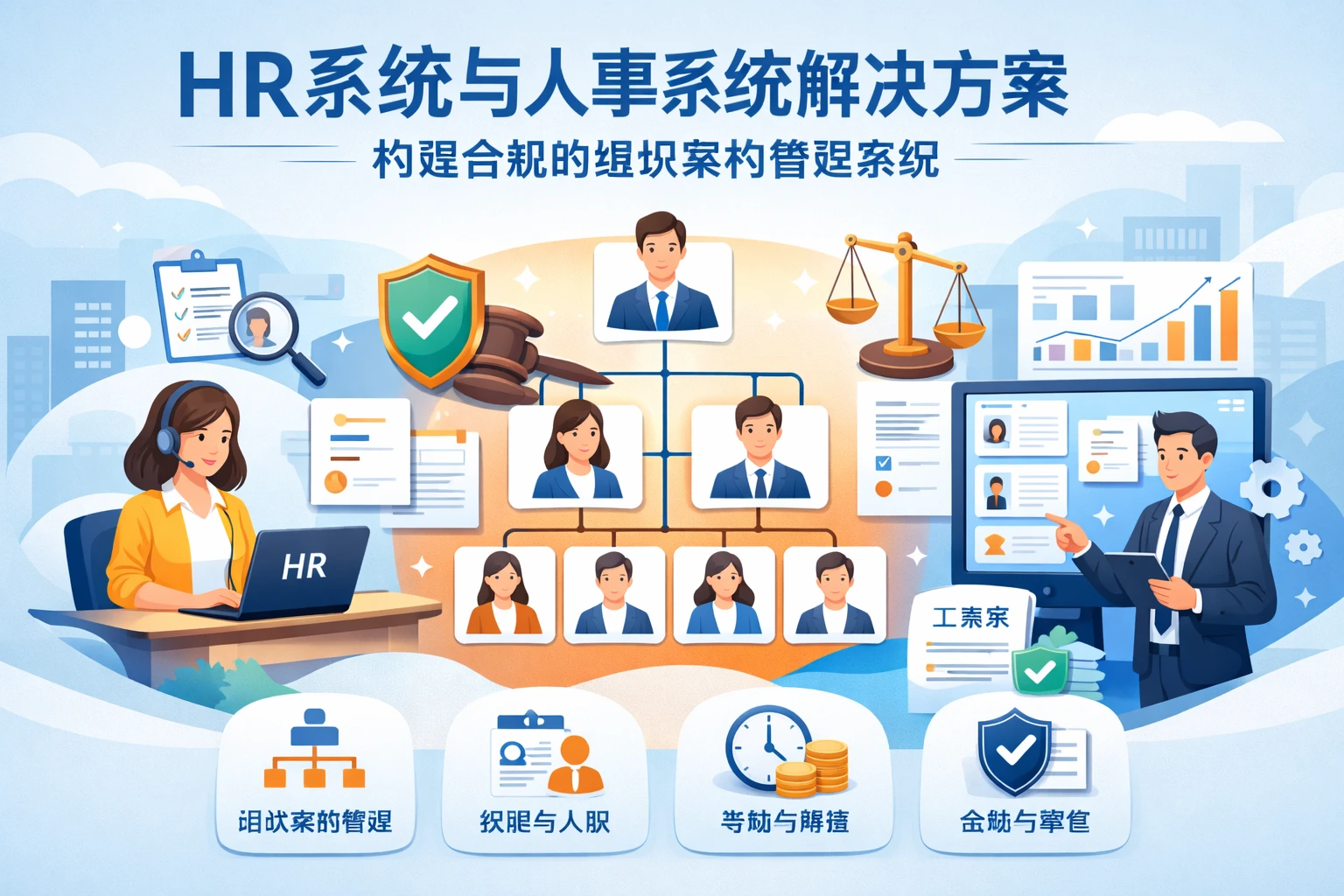 HR系统与人事系统解决方案：构建合规的组织架构管理系统