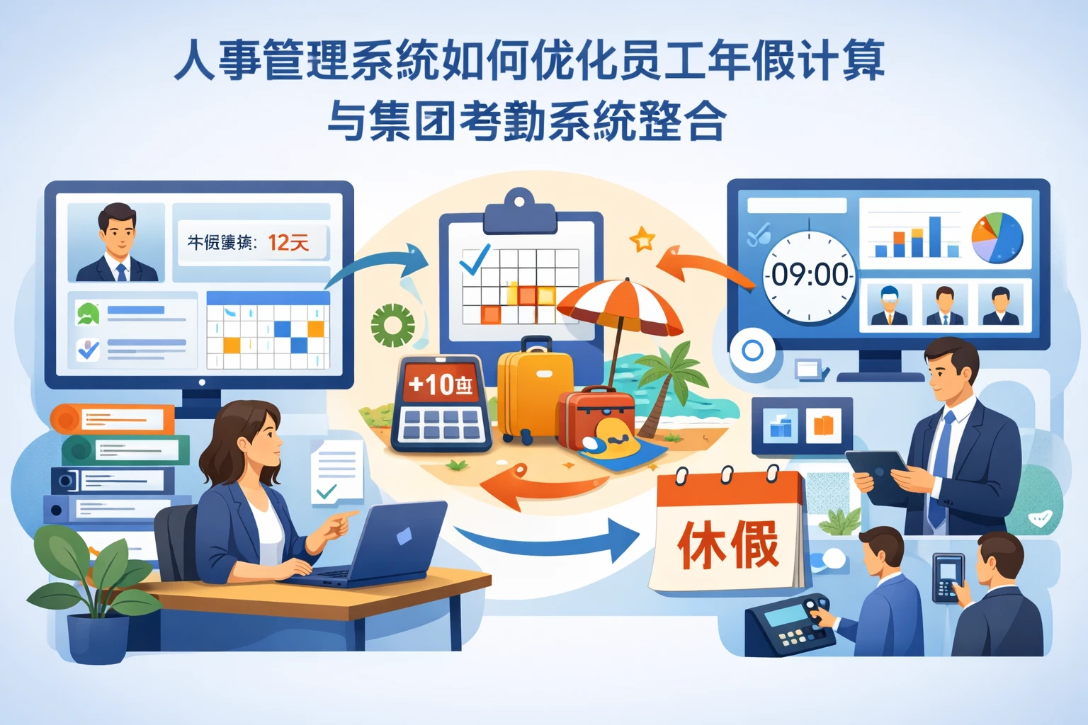 人事管理系统如何优化员工年假计算与集团考勤系统整合
