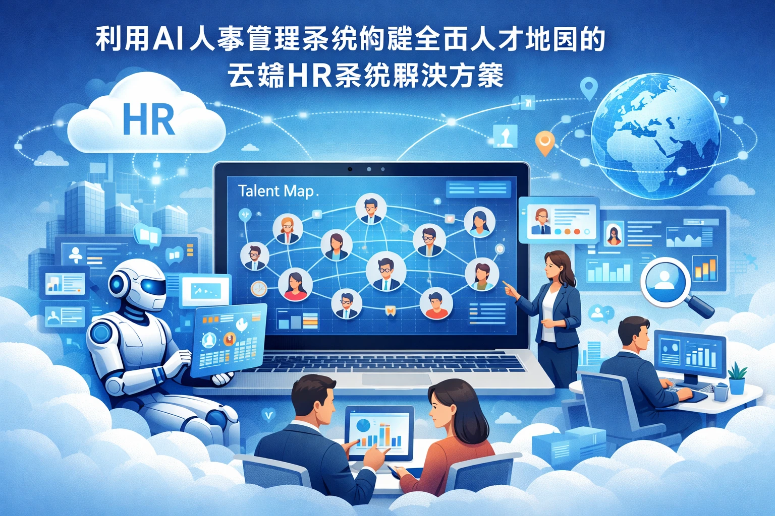 利用AI人事管理系统构建全面人才地图的云端HR系统解决方案