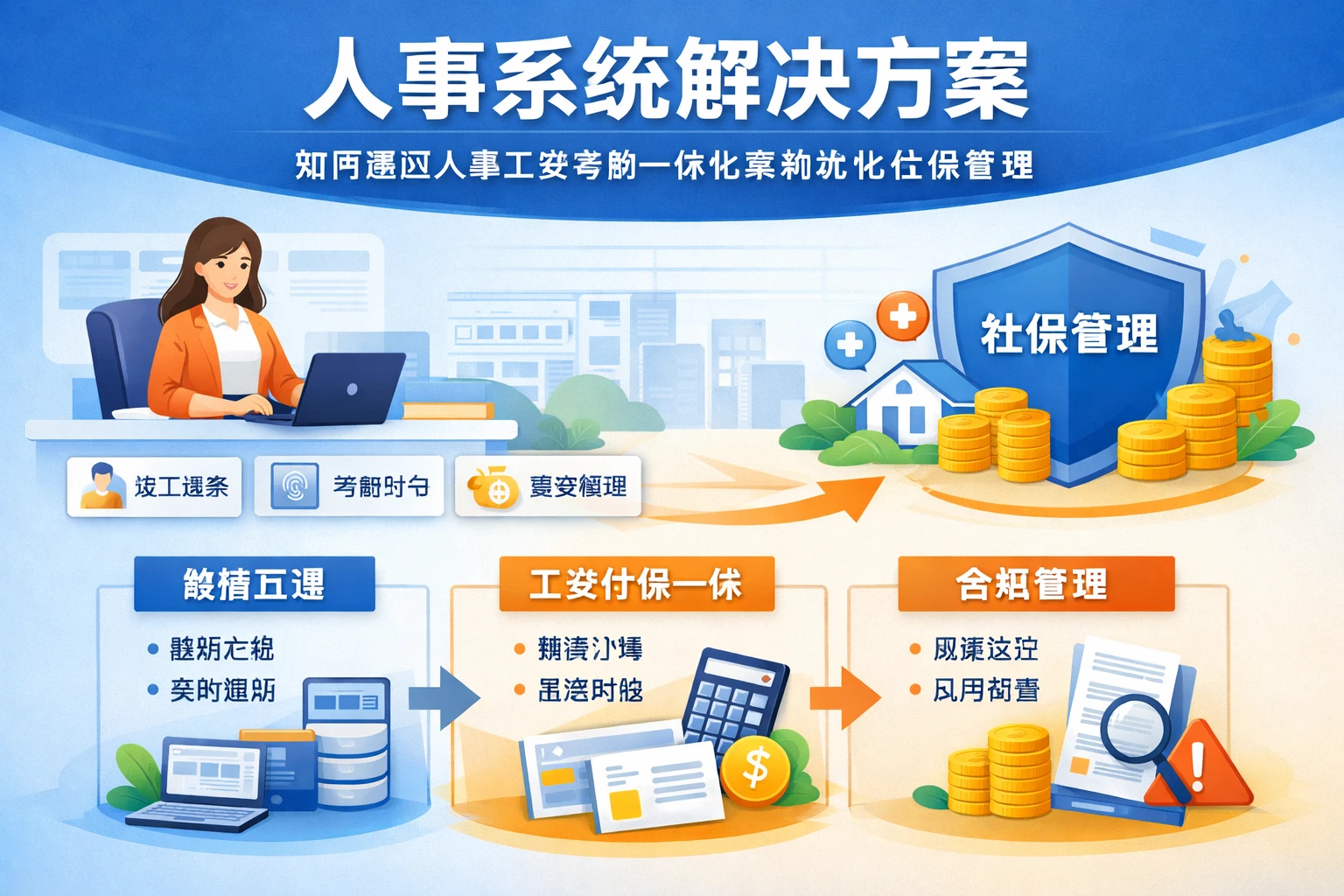 人事系统解决方案：如何通过人事工资考勤一体化系统优化社保管理