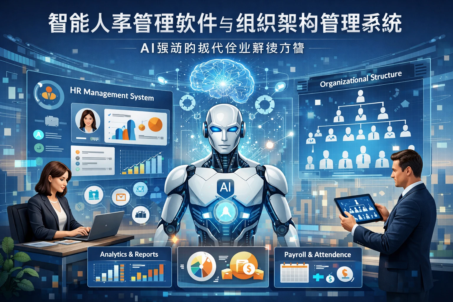 智能人事管理软件与组织架构管理系统：AI驱动的现代企业解决方案