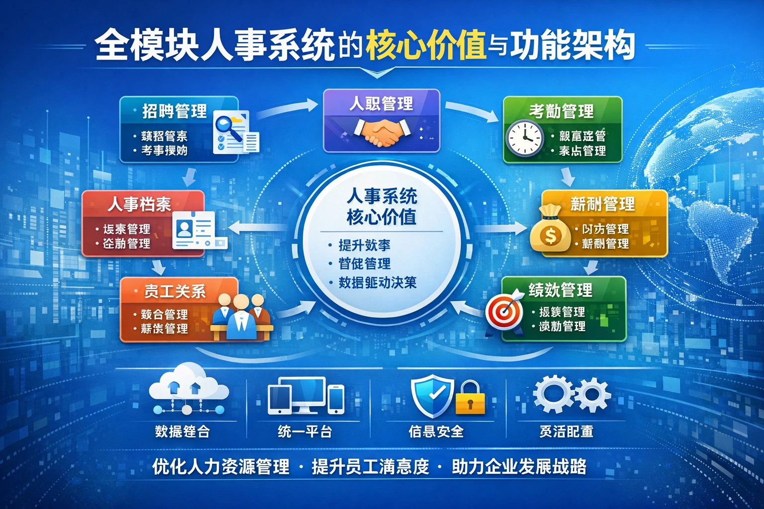 全模块人事系统的核心价值与功能架构