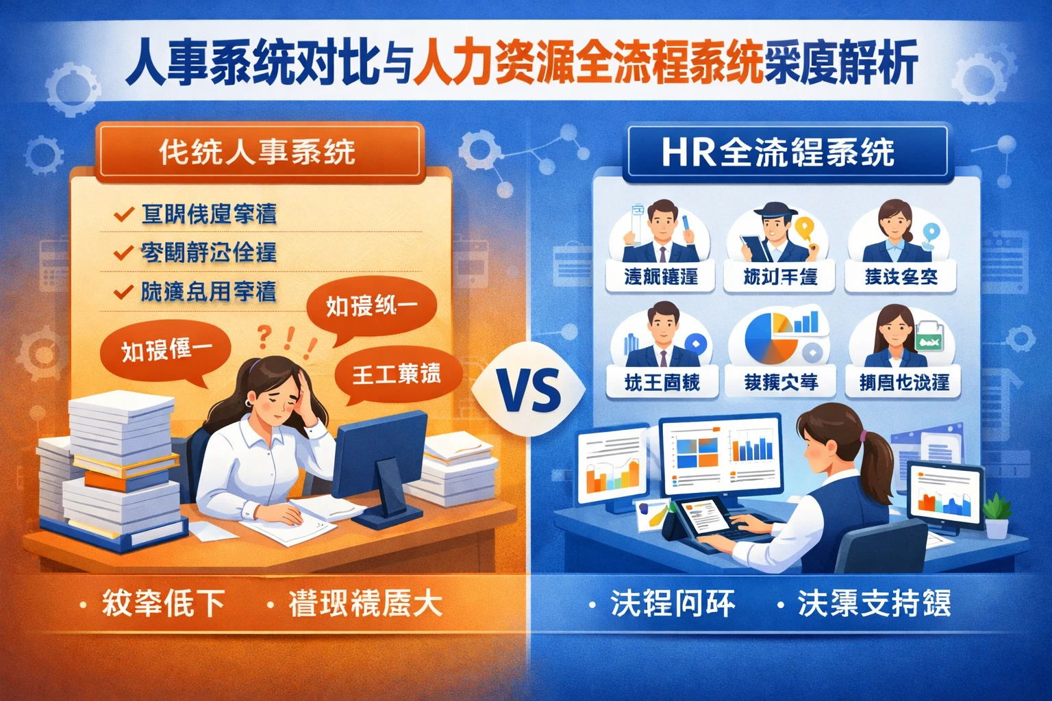 人事系统对比与人力资源全流程系统深度解析