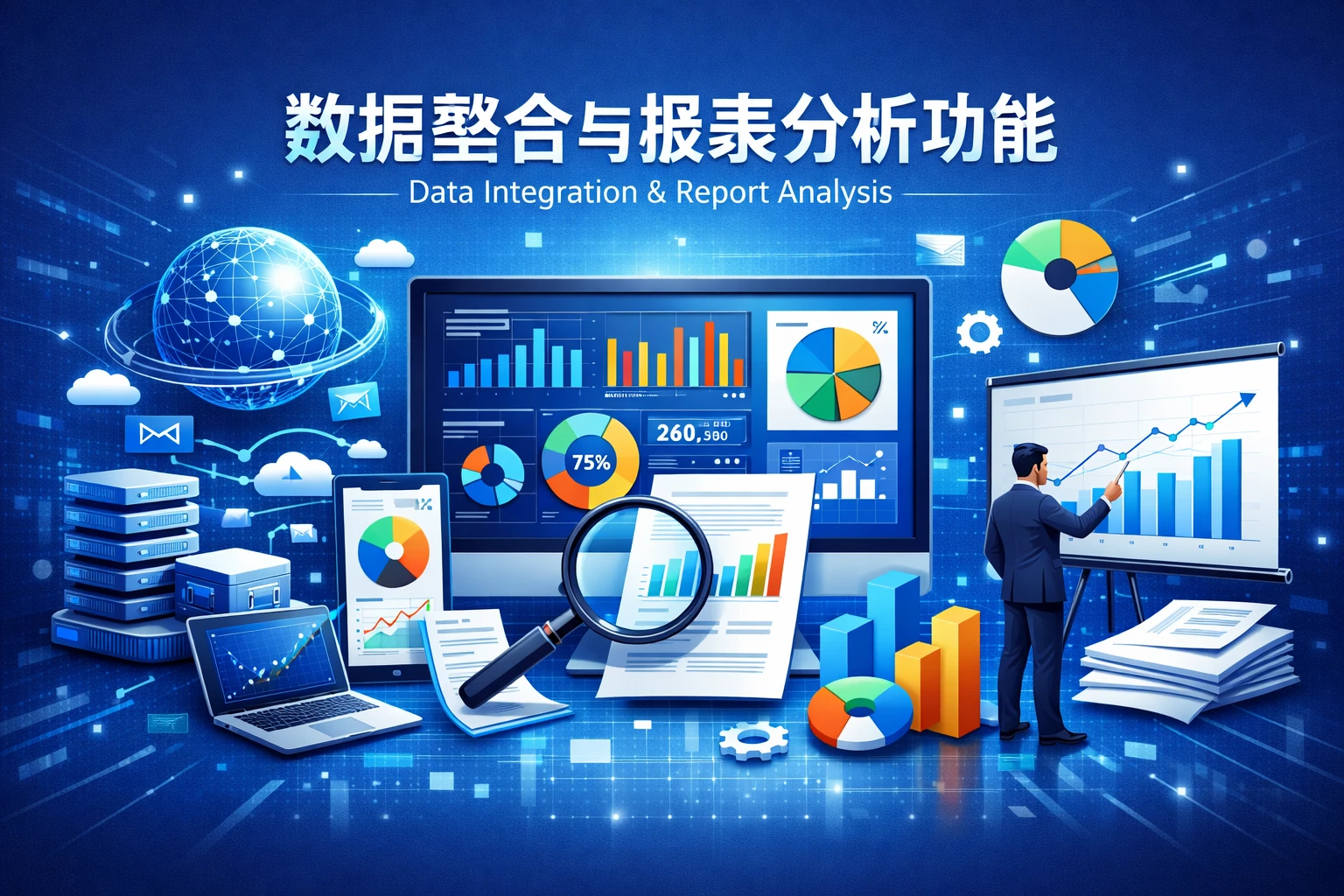 数据整合与报表分析功能