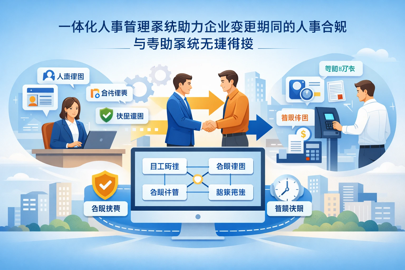 一体化人事管理系统助力企业变更期间的人事合规与考勤系统无缝衔接