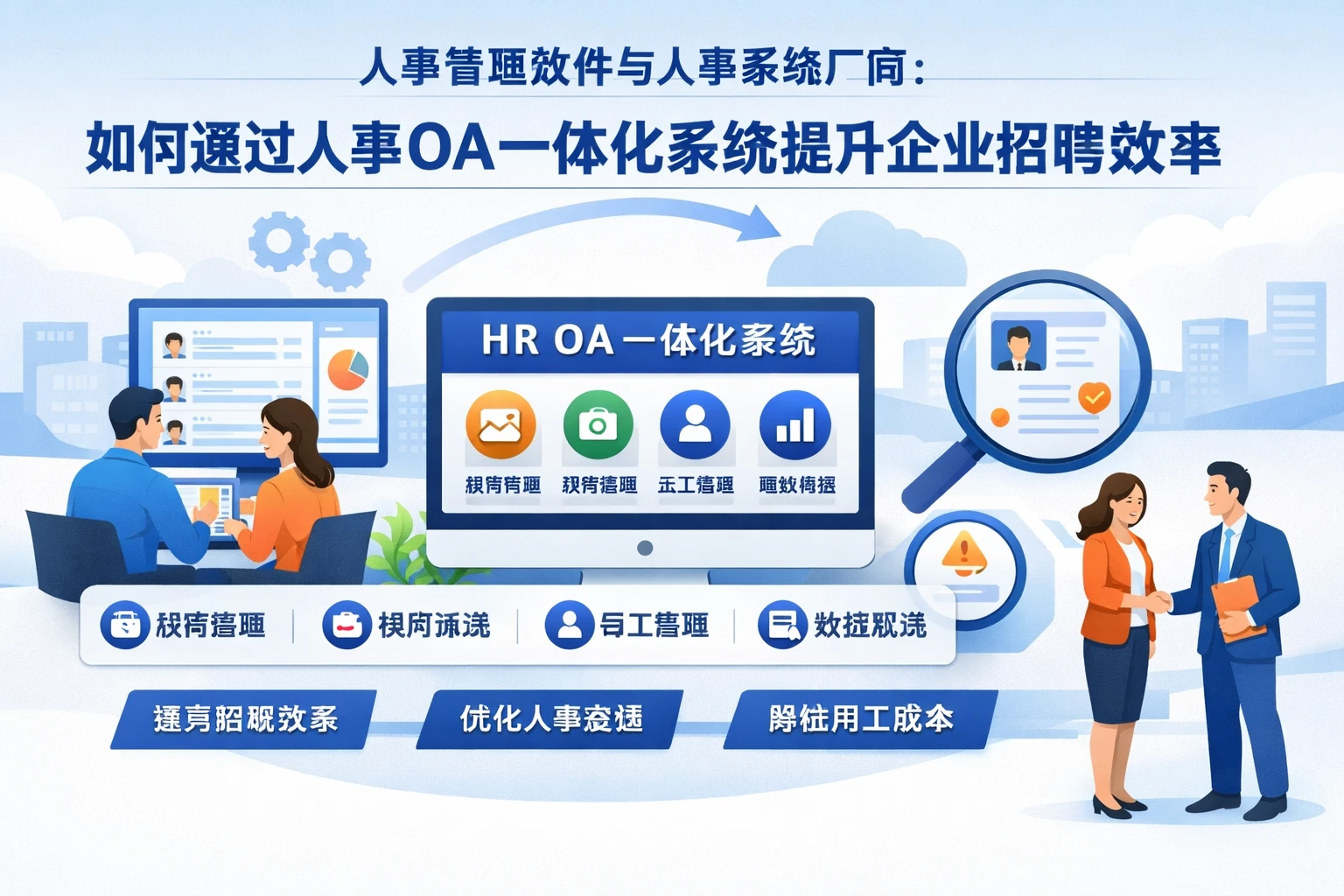 人事管理软件与人事系统厂商：如何通过人事OA一体化系统提升企业招聘效率