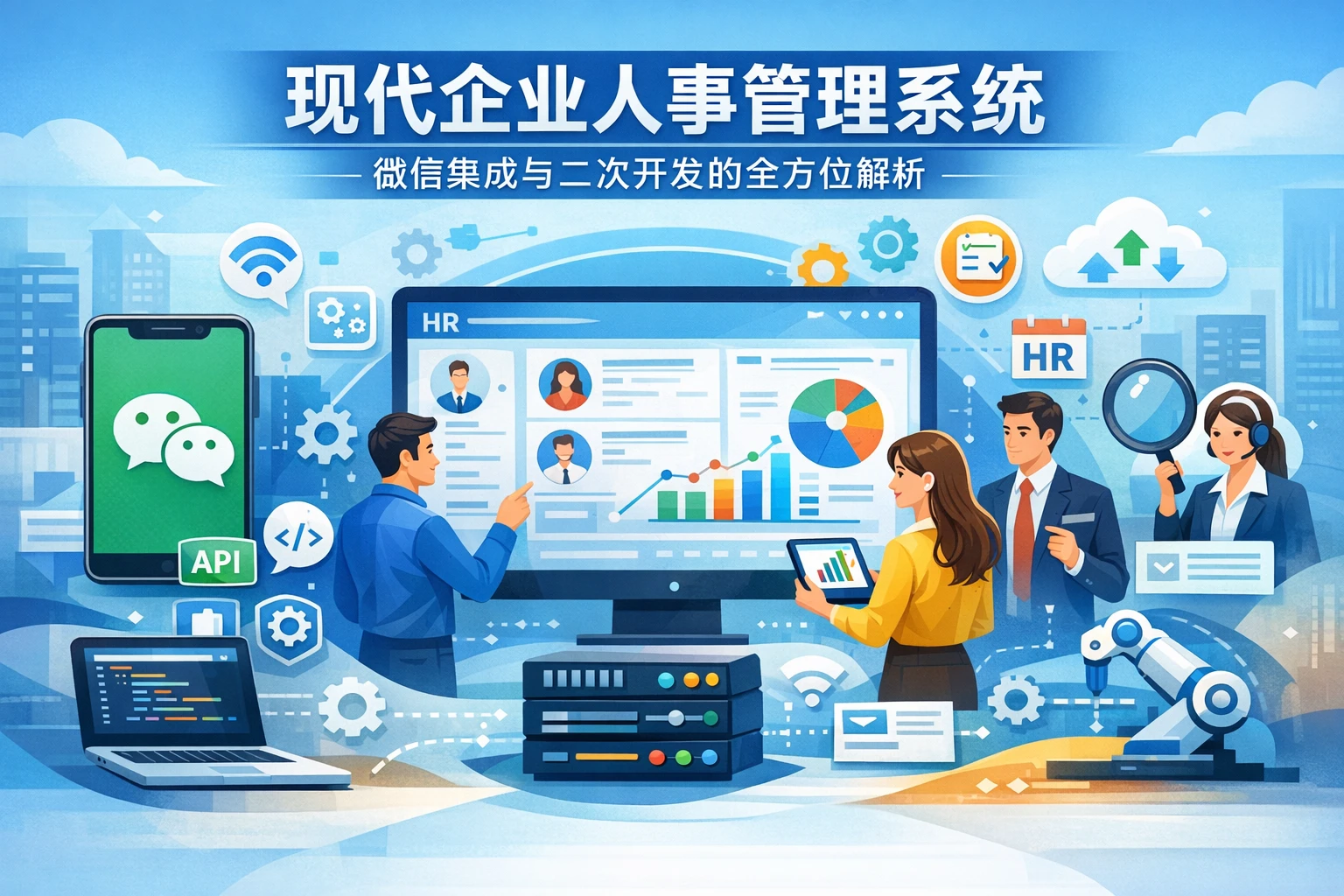 现代企业人事管理系统：微信集成与二次开发的全方位解析