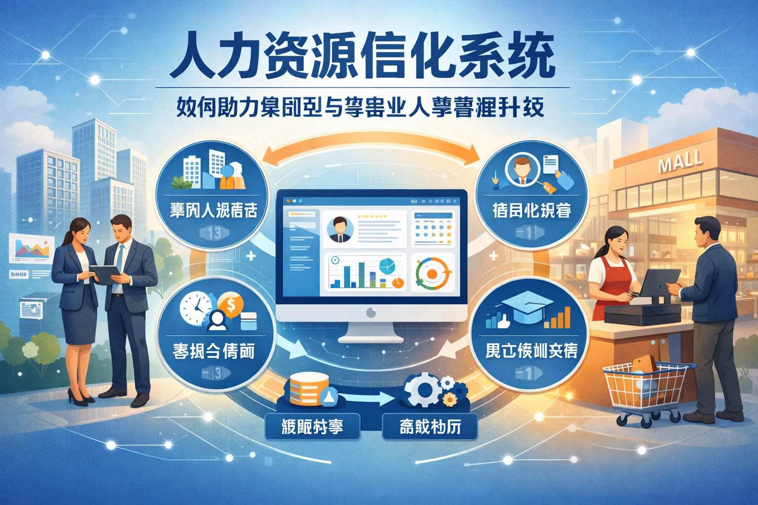 人力资源信息化系统如何助力集团型与零售业人事管理升级