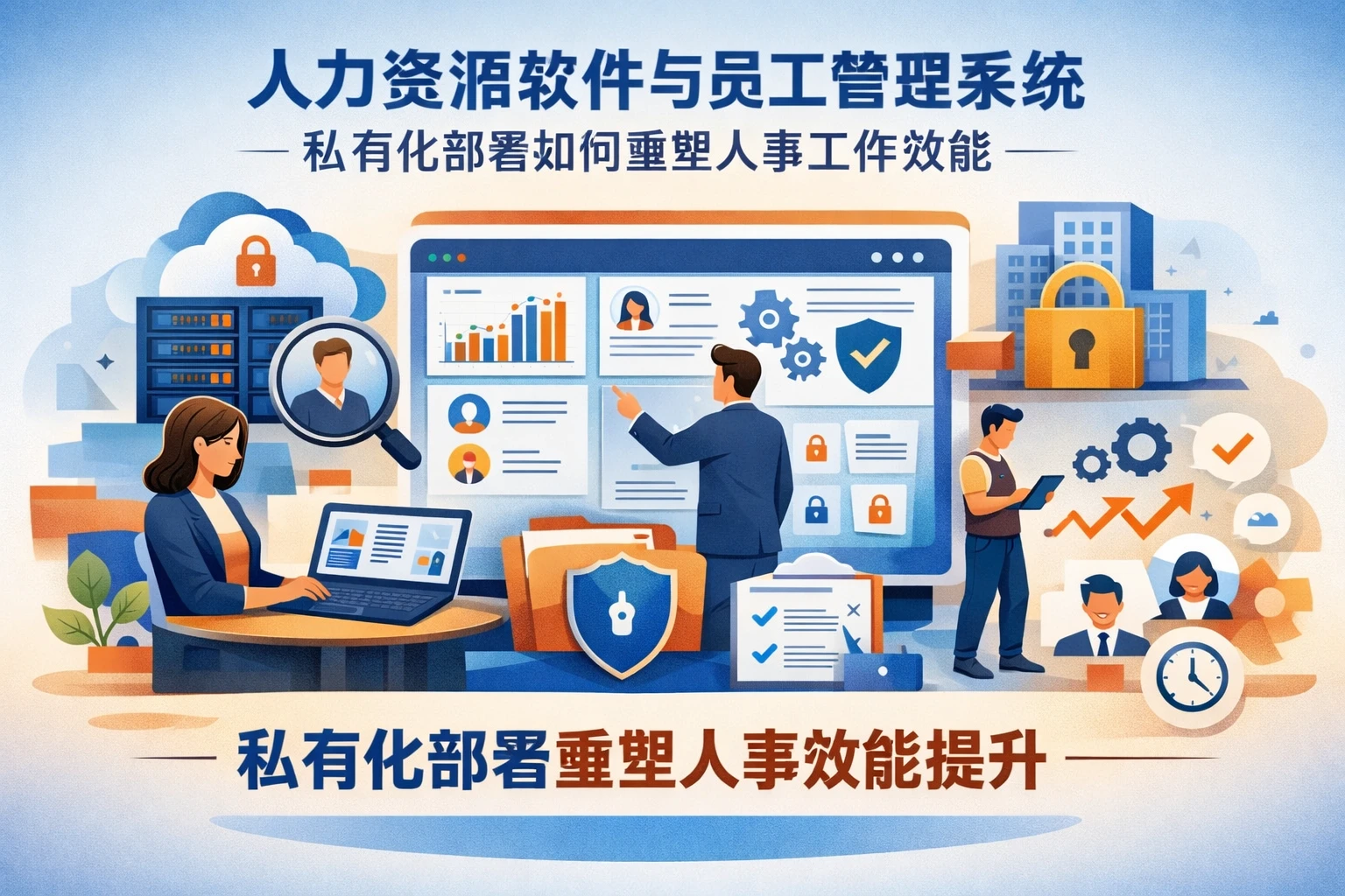人力资源软件与员工管理系统：私有化部署如何重塑人事工作效能