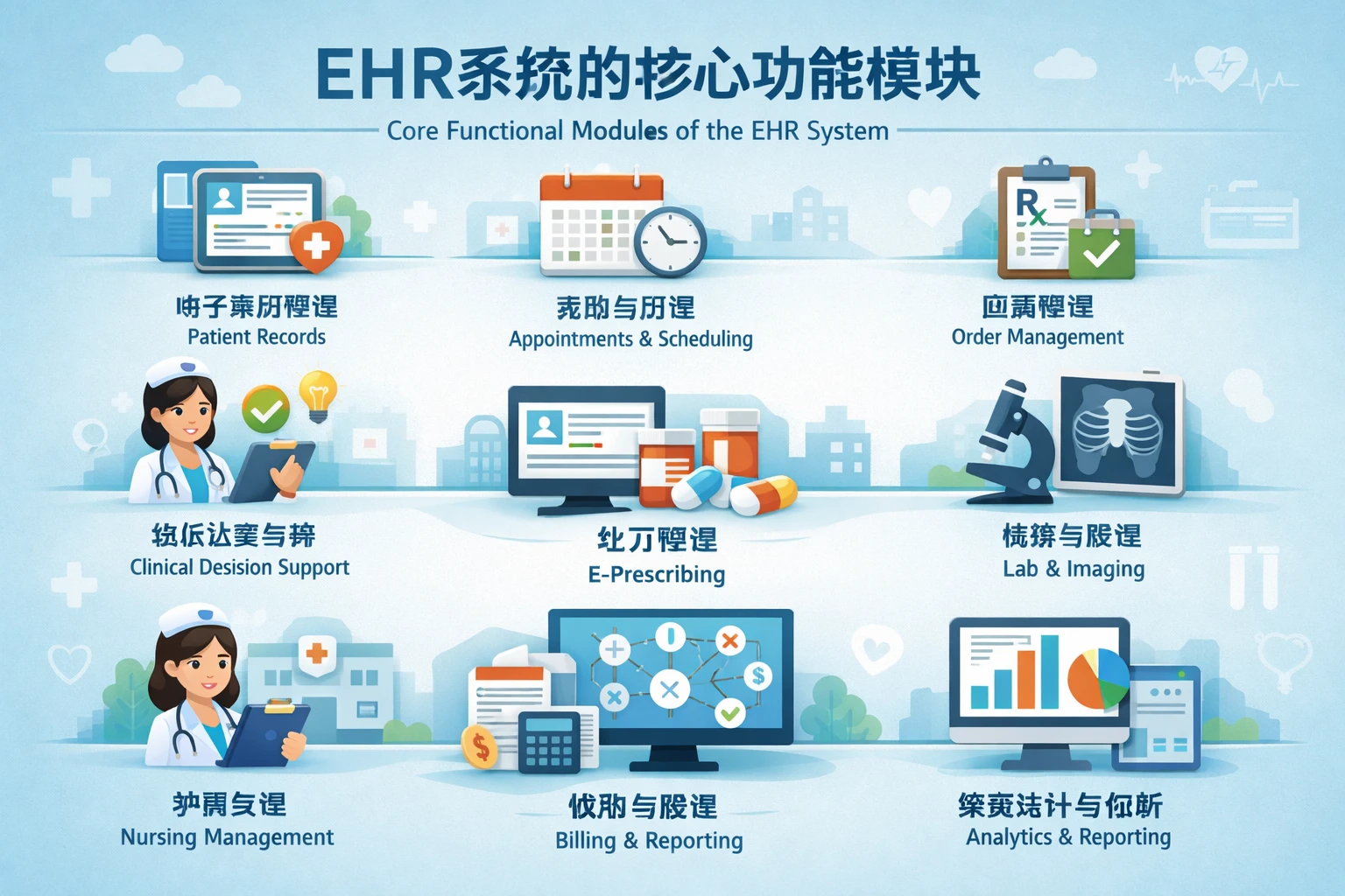 EHR系统的核心功能模块