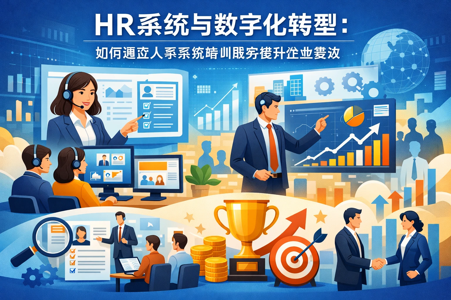 HR系统与数字化转型：如何通过人事系统培训服务提升企业绩效