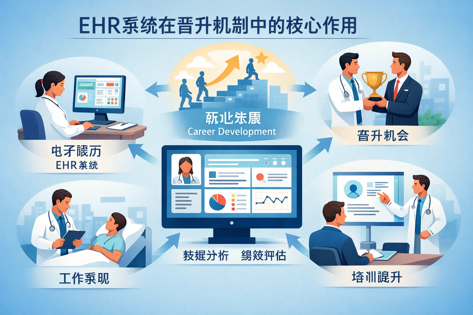 EHR系统在晋升机制中的核心作用