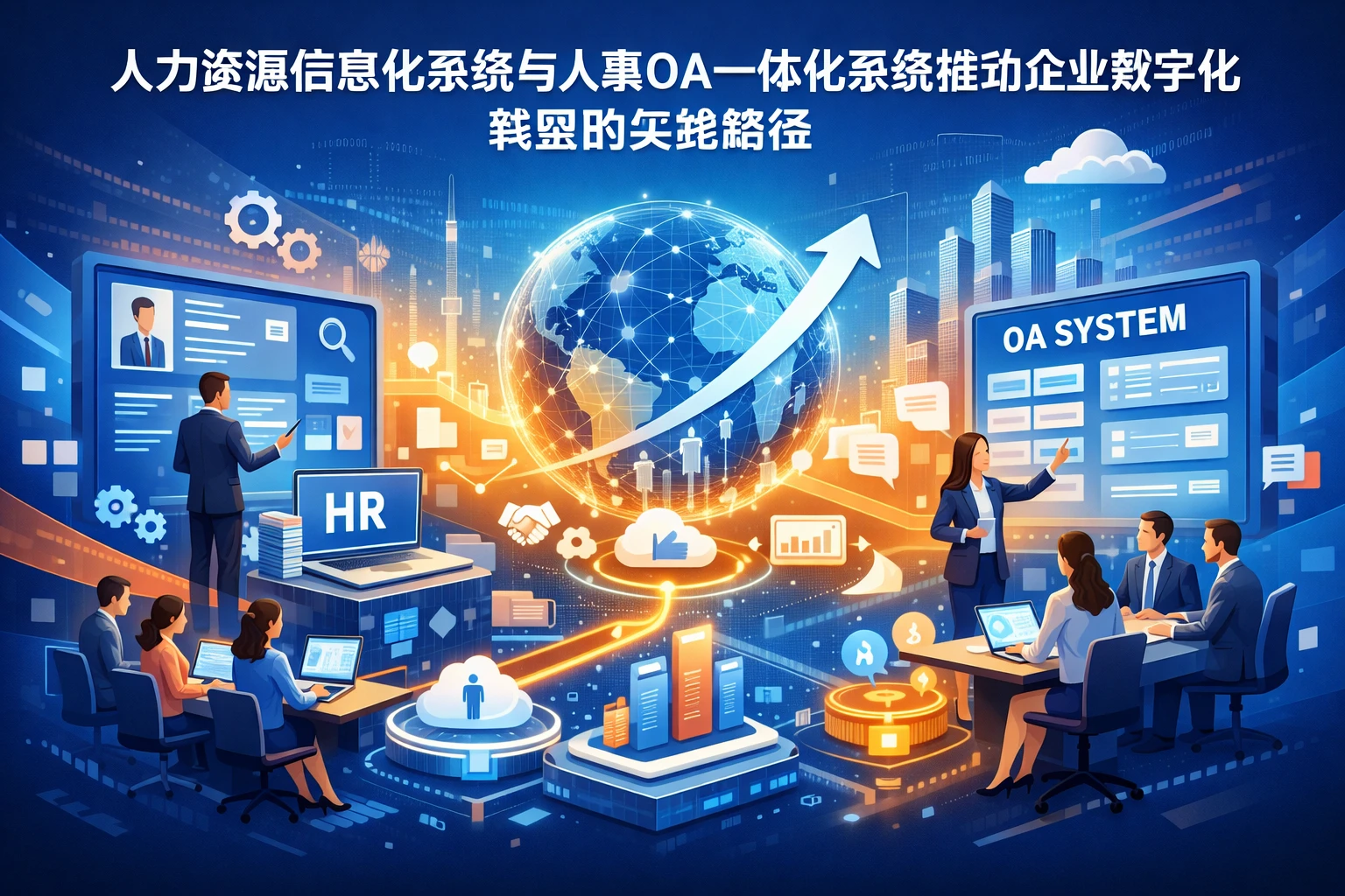 人力资源信息化系统与人事OA一体化系统推动企业数字化转型的实践路径