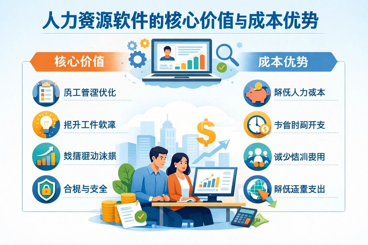 人力资源软件的核心价值与成本优势