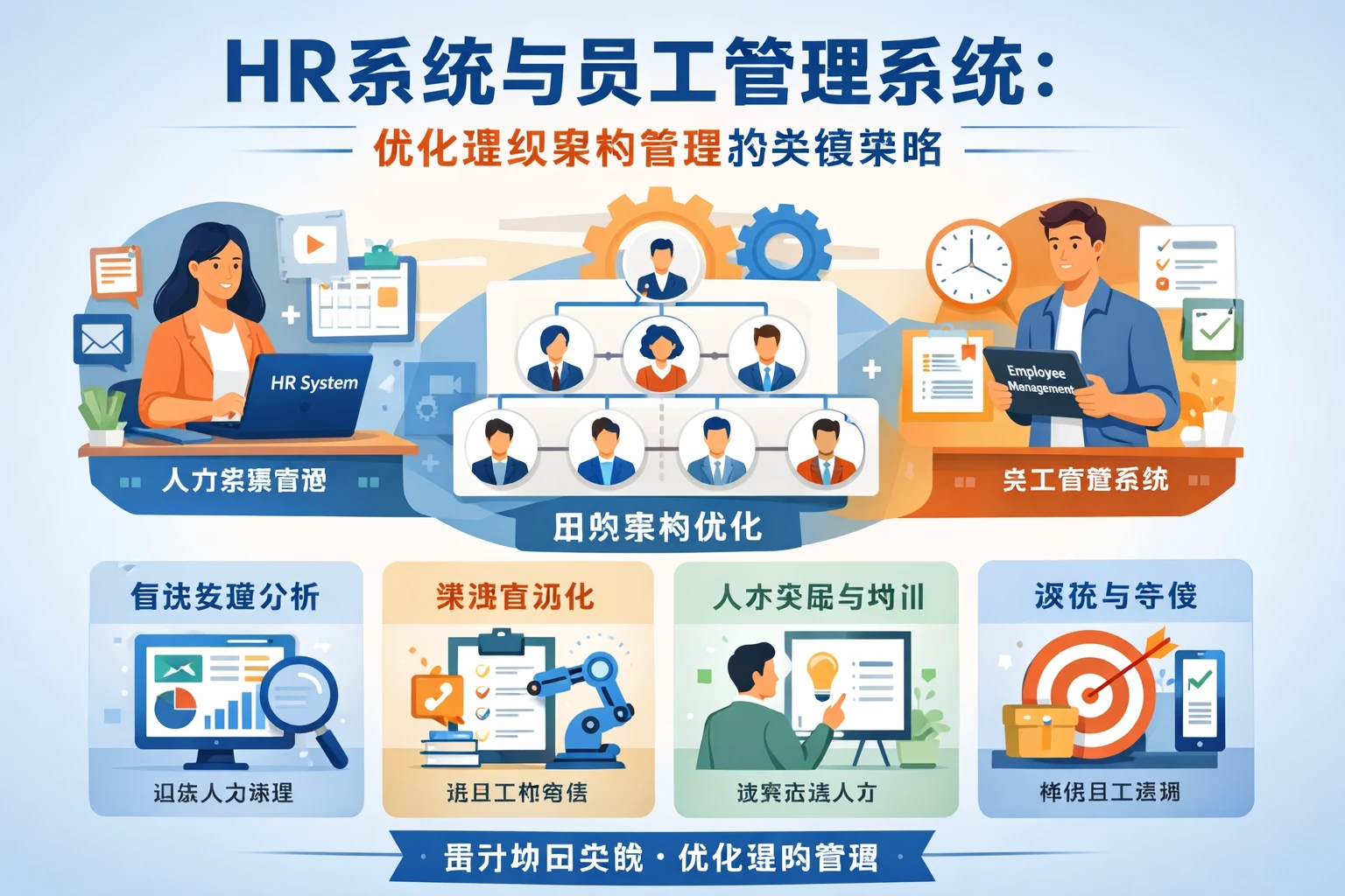 HR系统与员工管理系统：优化组织架构管理的关键策略