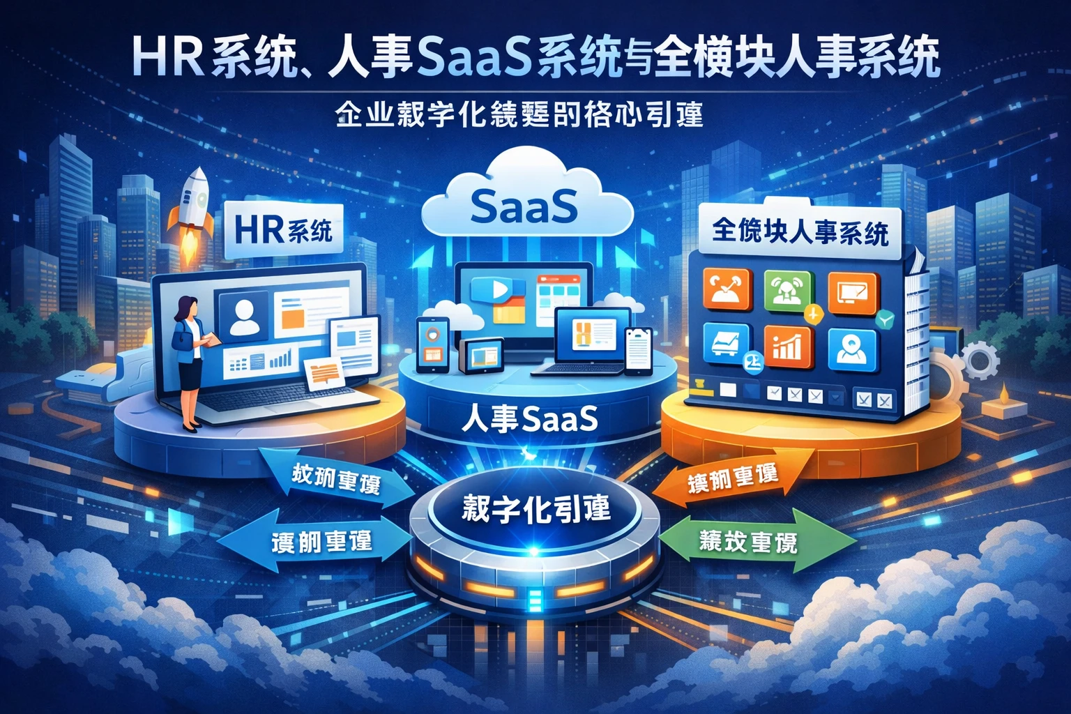 HR系统、人事SaaS系统与全模块人事系统：企业数字化转型的核心引擎