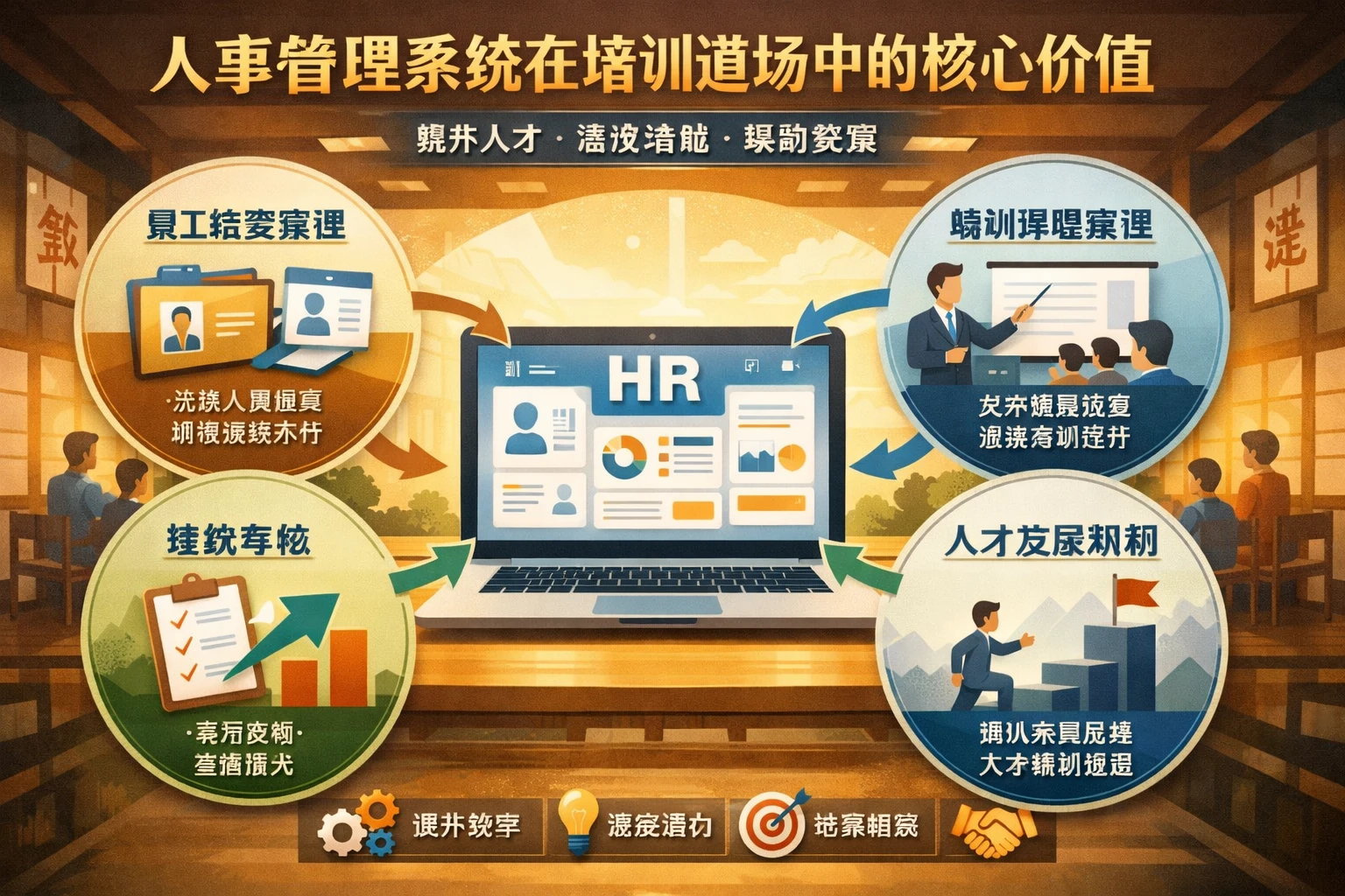 人事管理系统在培训道场中的核心价值
