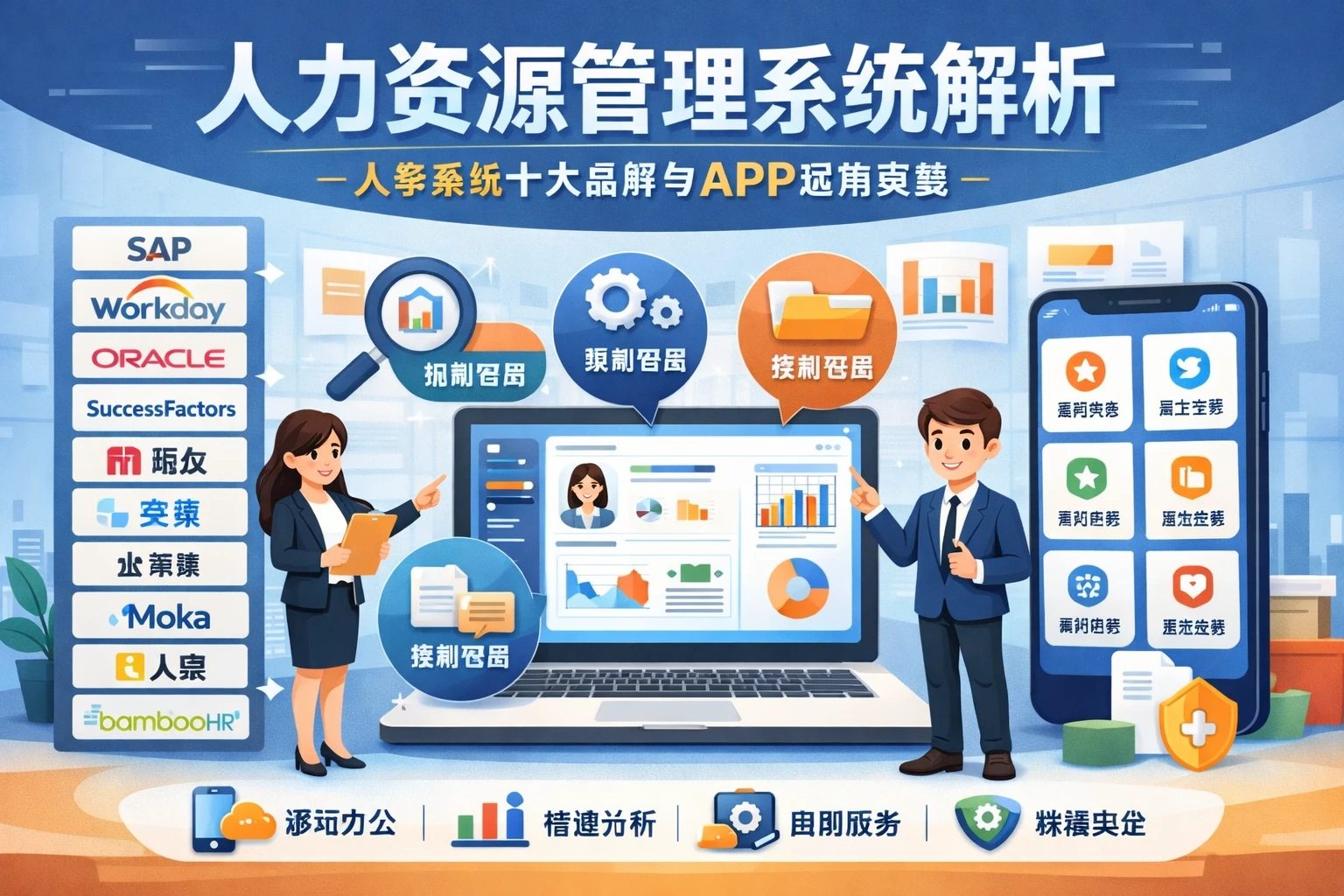 人力资源管理系统解析：人事系统十大品牌与APP应用实践