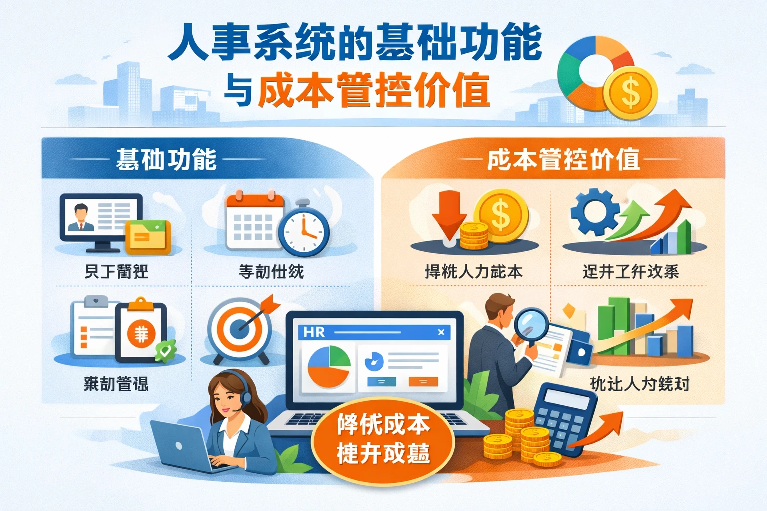 人事系统的基础功能与成本管控价值