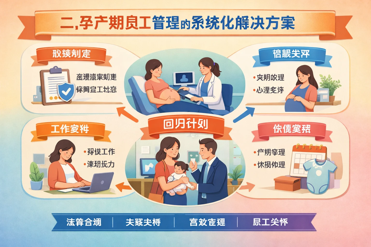 二、孕产期员工管理的系统化解决方案