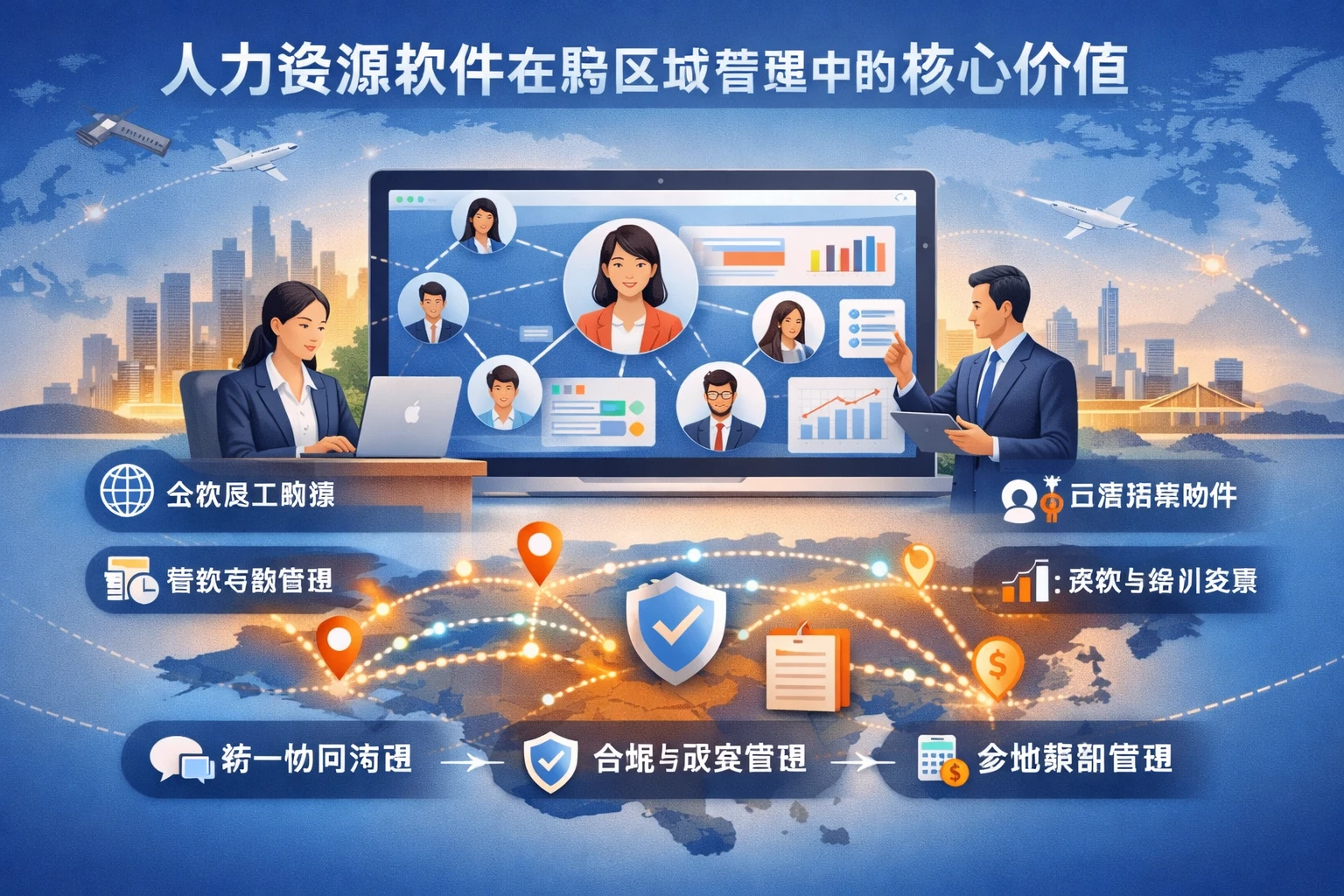 人力资源软件在跨区域管理中的核心价值